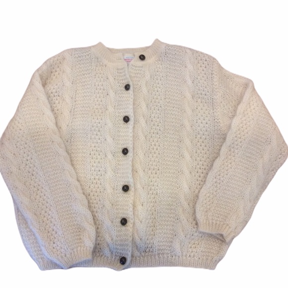 United Colors Of Benetton Sweaters - Oversized Fuzzy Benetton cardigan